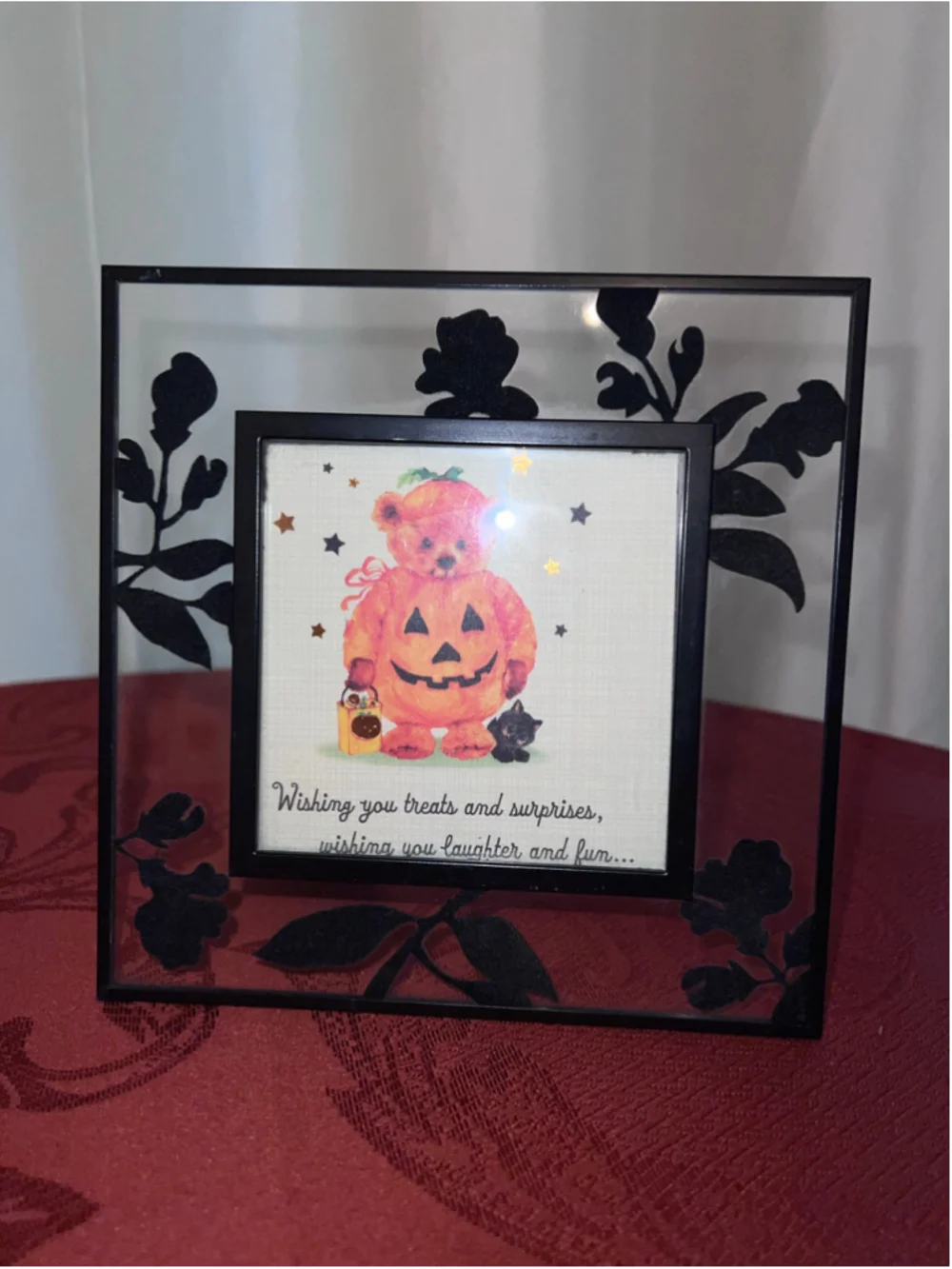VTG Black Picture Frame One Size Black
